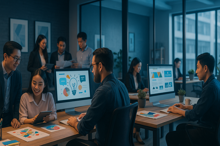 TAN TRUNG office environment