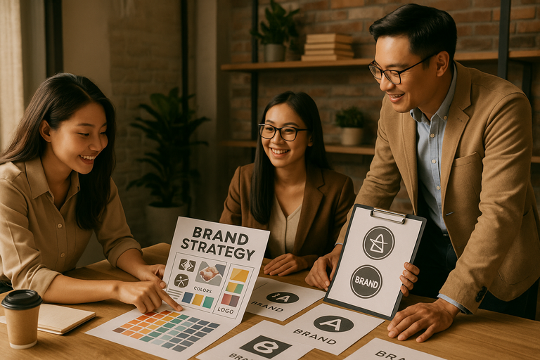 Đội ngũ định vị thương hiệu TAN TRUNG