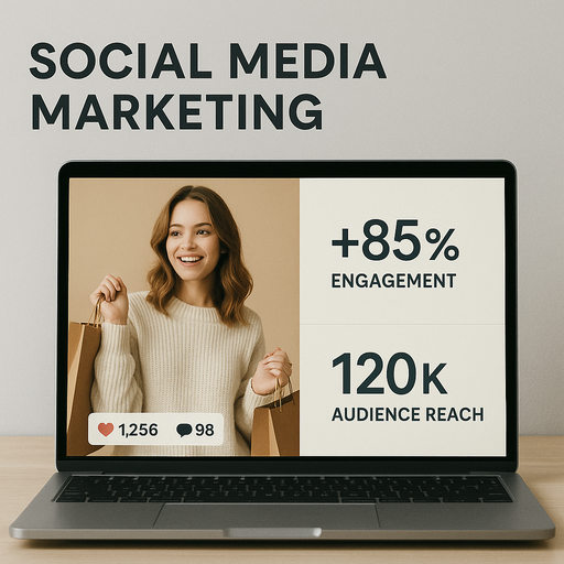 Social media marketing campaign for retail