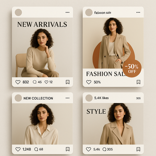 Fashion social media campaign